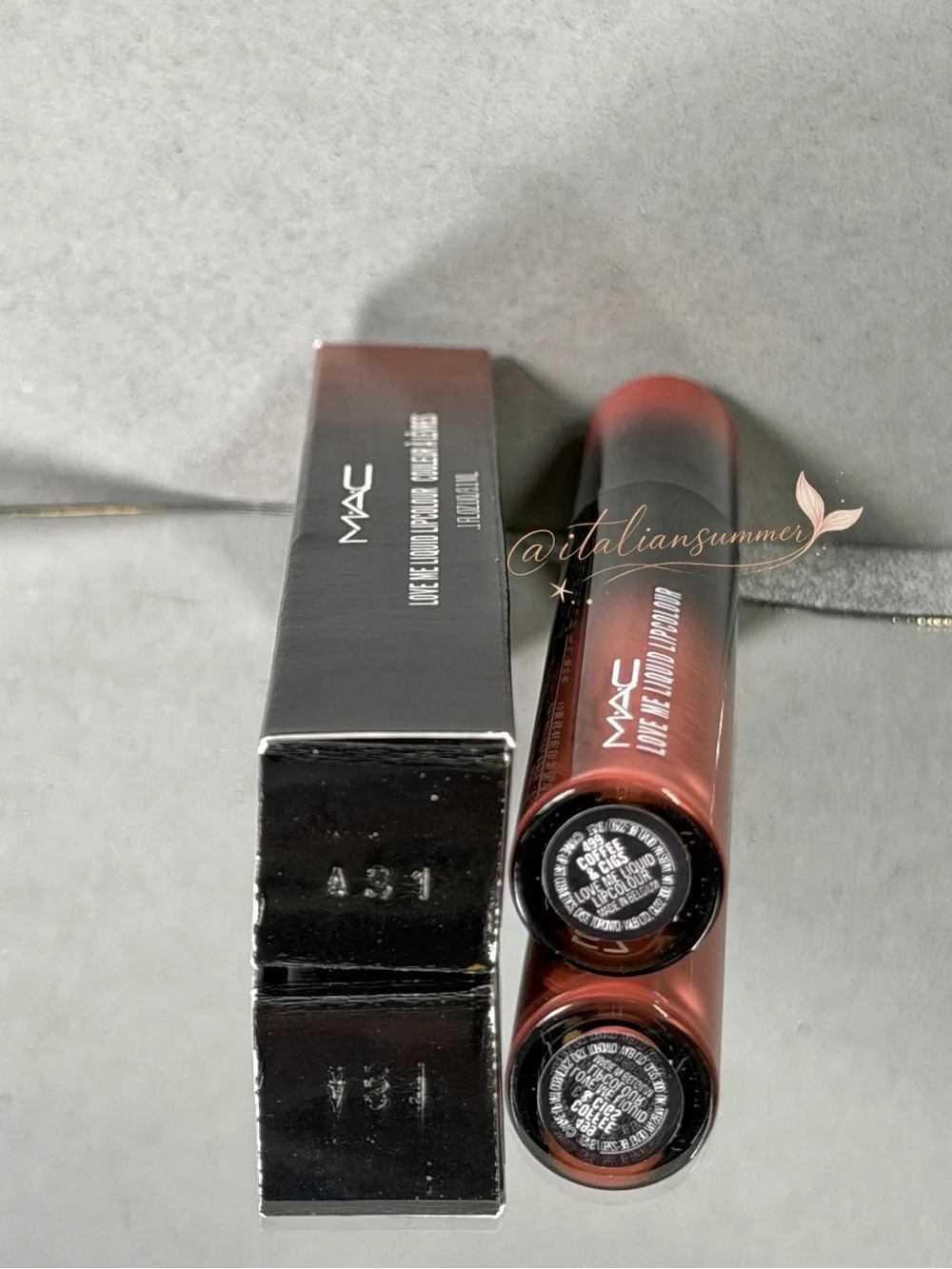 MAC Love Me Lipcolour Coffee & Cigs 499 Lipgloss New In Box